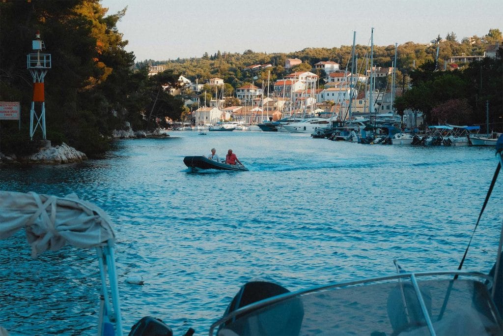 gaios paxos harbor guide yacht visitors