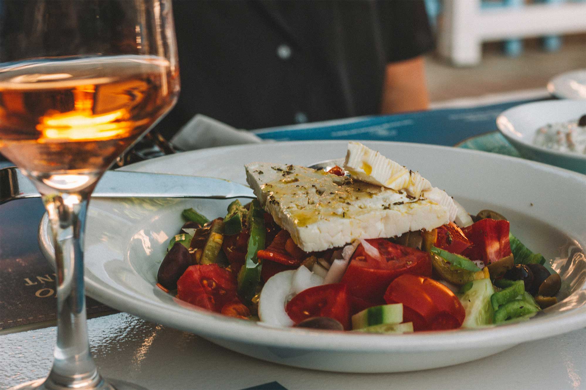 Greek food on your charter: What to eat and where to find it